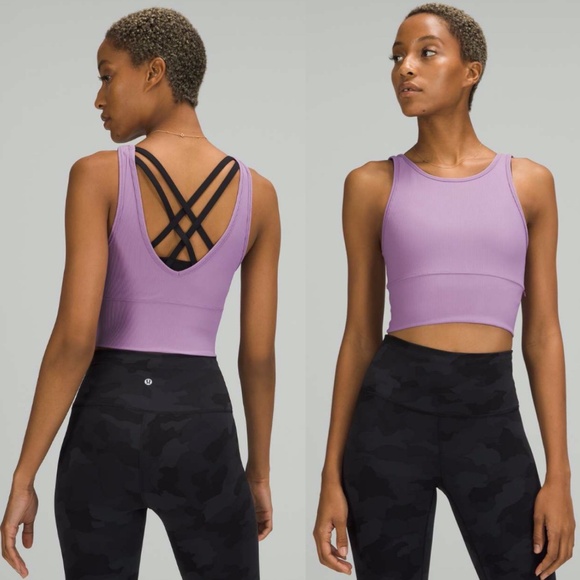 lululemon athletica Tops - lululemon | Power Pivot Tank *Rib Wisteria Purple